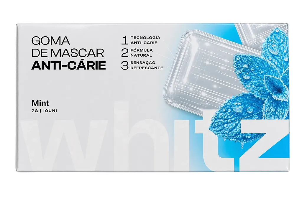 Embalagem Whitz sabor iced mint